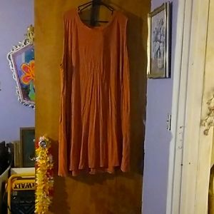 Ava Viv Salmon t-shirt Dress